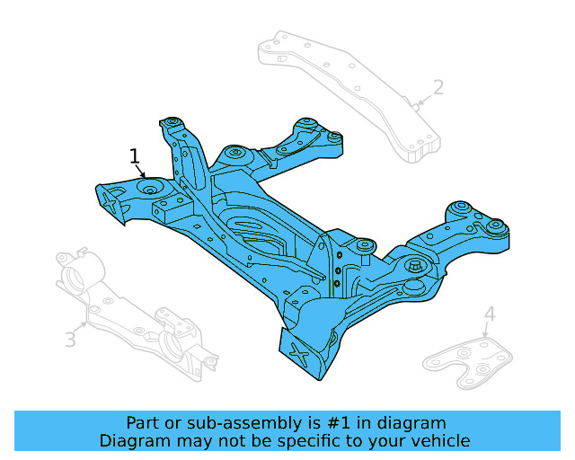 Cross Bar 1EA-199-599-B - View 7