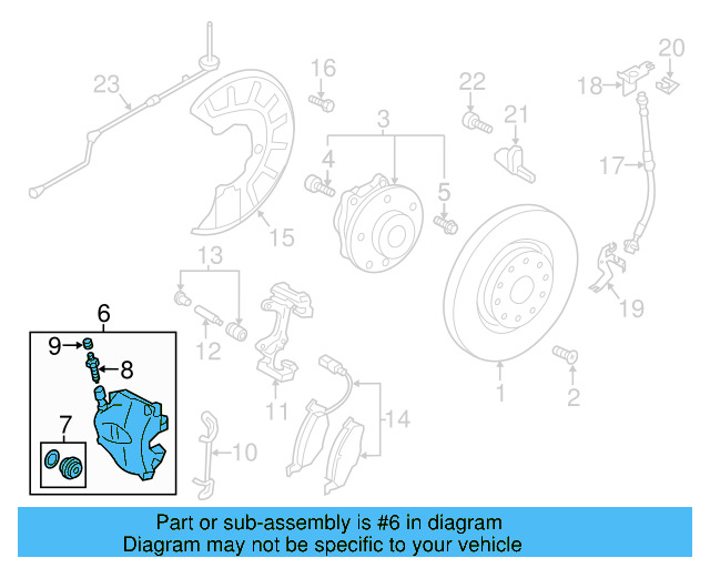 Caliper 5N0-615-124 - View 8