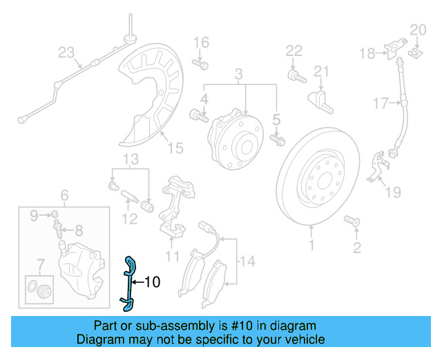 Retainer Spring 5N0-615-269 - View 16
