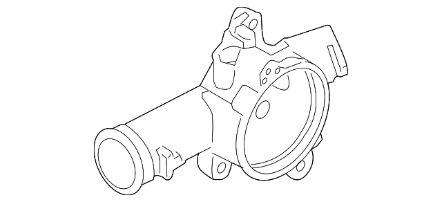 Thermostat Housing 07K-121-117-C - View 2
