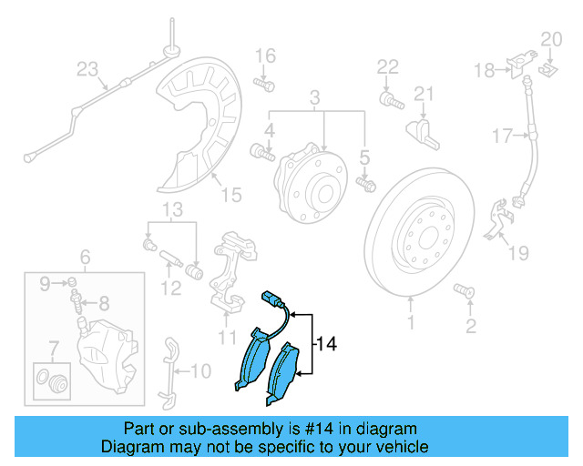 Brake Pads Front 5N0-698-151-C - View 14