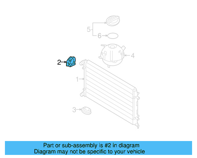 Upper Mount 1K0-121-367-M - View 40