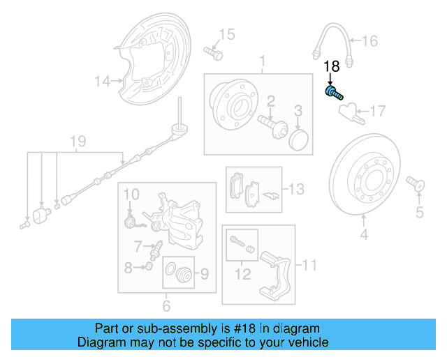 Speed Sensor Bolt N-014-740-11 - View 22