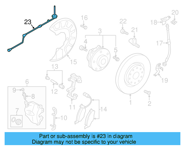 ABS Sensor Wire 5C0-927-903-B - View 25
