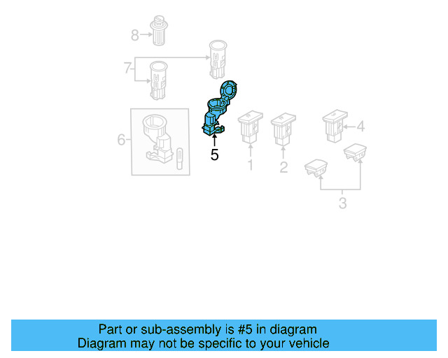 Lighter Assembly Housing 1J0-919-341-G - View 28