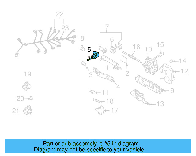 Lock Cylinder 107-837-167-ND - View 4