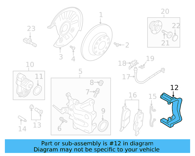 Caliper Mount 8V0-615-425-SL7 - View 16