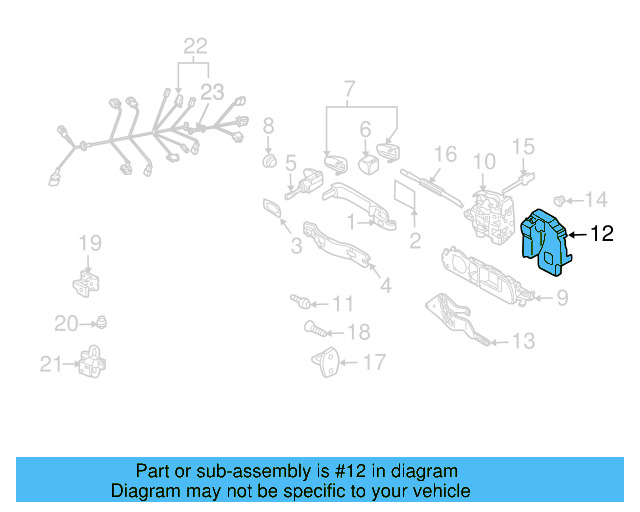 Lock Cover 7L0-837-089-A - View 3