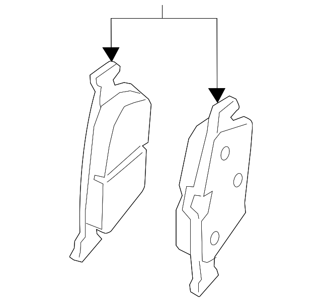 Brake Pads Rear 5Q0-698-451-AK - View 3