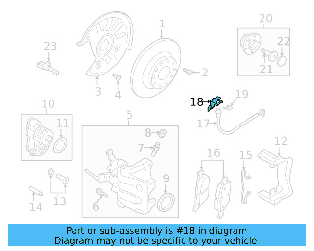 Bracket 5QM-611-794 - View 3