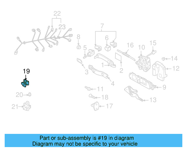 Upper Hinge 7L0-831-401-C