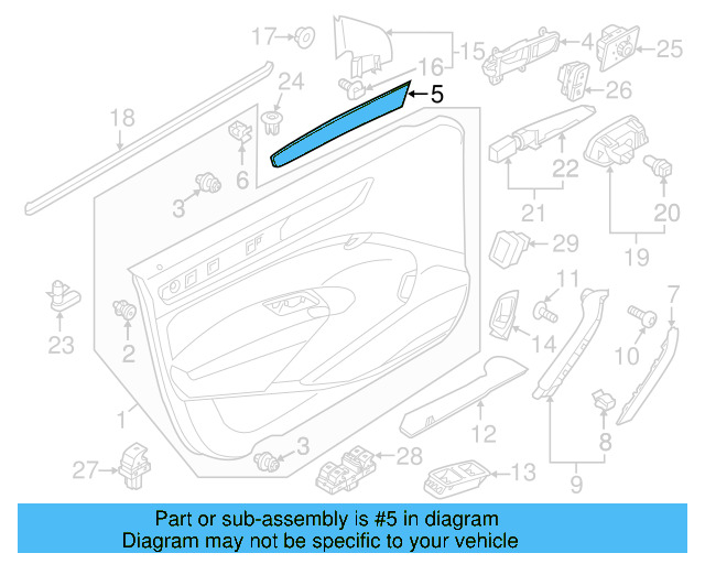 Molding 561-867-410-C-3H5