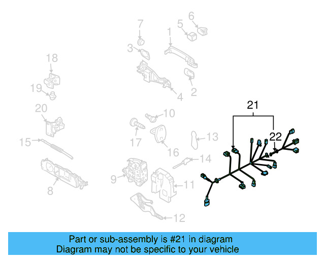 Wire Harness 7L6-971-694-C - View 9