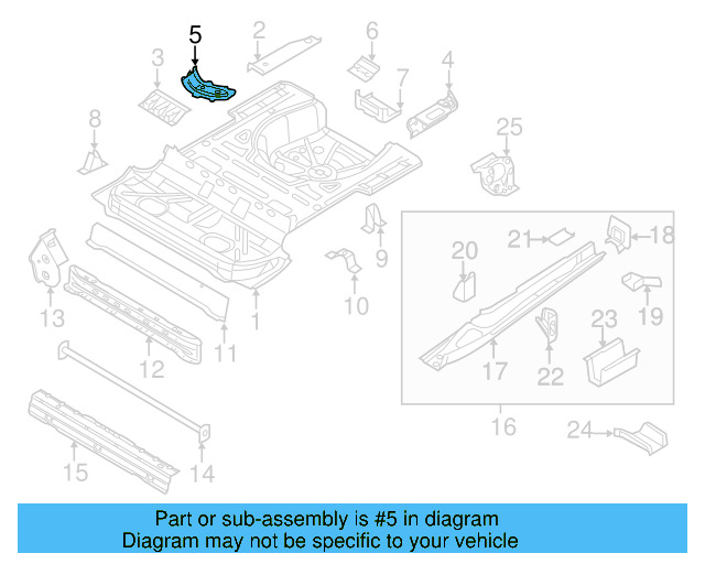 Retaining Bracket 1Q0-813-279 - View 3