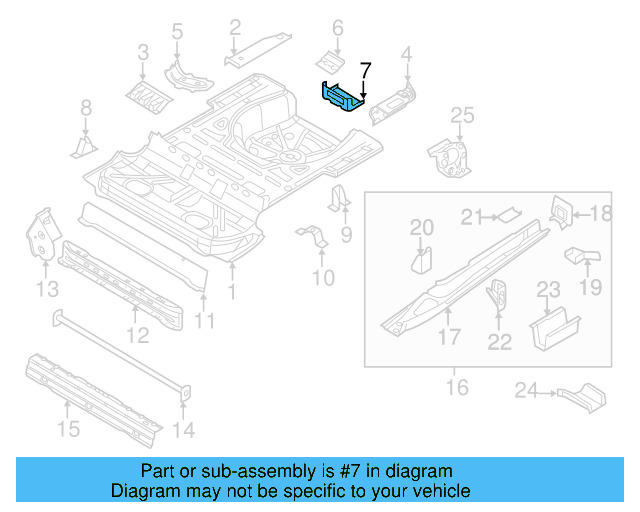 Retaining Bracket 1Q0-813-279 - View 6