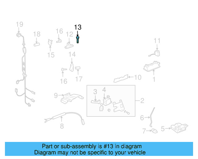 Striker Screw N-908-047-05 - View 67