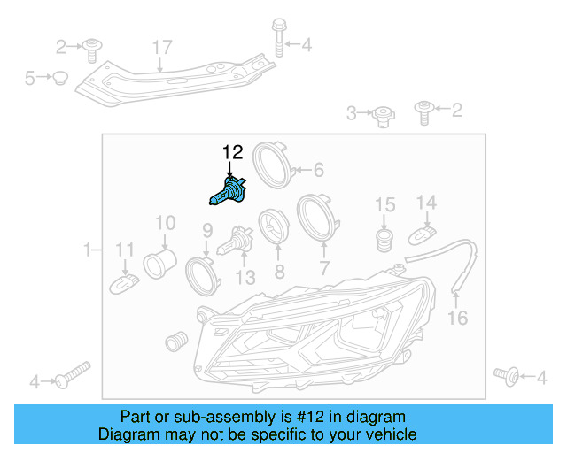 High Beam Bulb N-105-296-01 - View 27