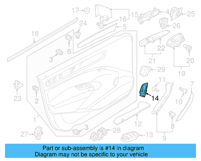 Switch Bezel 561-863-349-C-82V - View 7