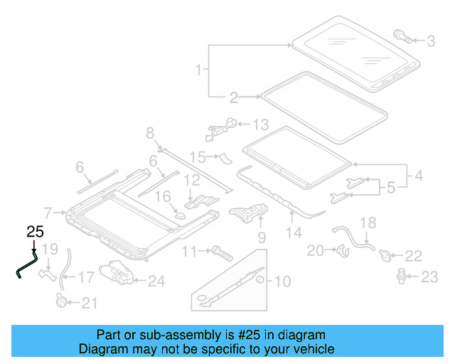 Sunshade Guide 4B0-877-165 - View 37