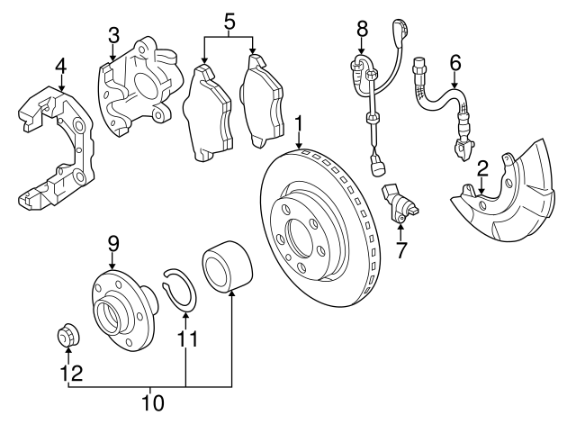 ABS Wheel Speed Sensor 1J0-927-804 - View 13