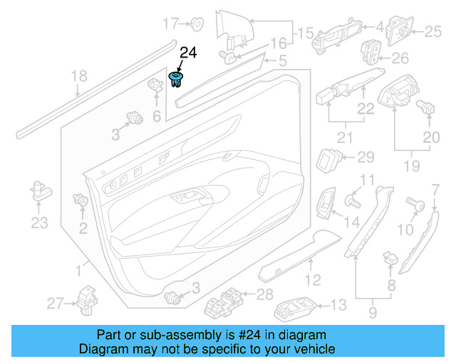 Warning Lamp Sleeve 3C0-919-242-9B9 - View 37