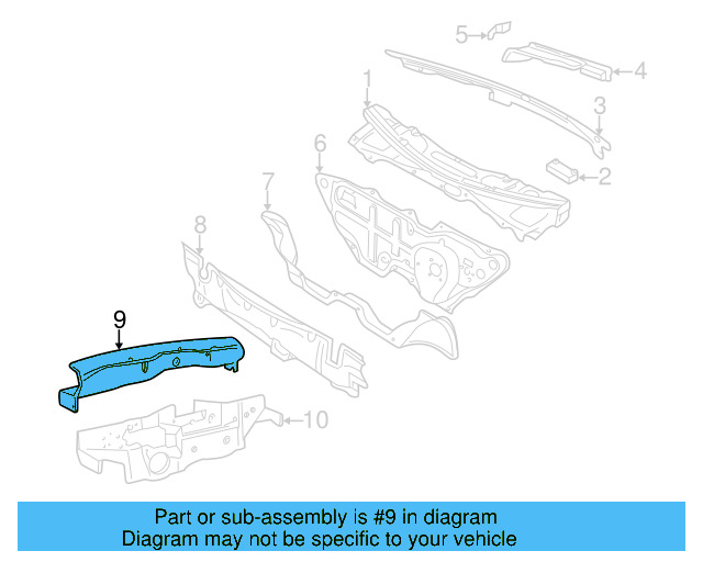 Sound Absorber 1J0-863-909-G - View 15