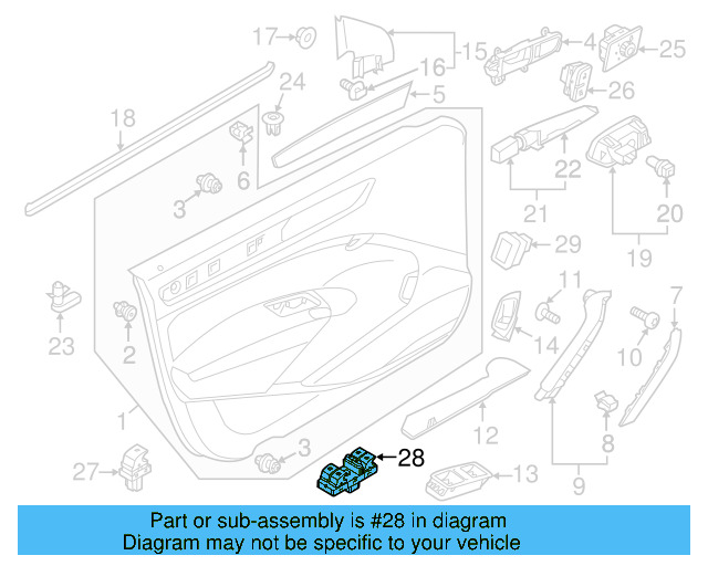 Window Switch 5K4-959-857-A-XSH - View 32