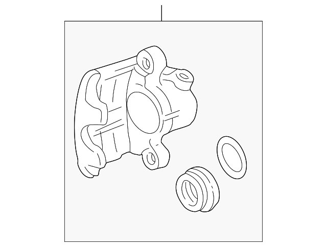 Disc Brake Caliper 357-615-124-AX - View 3