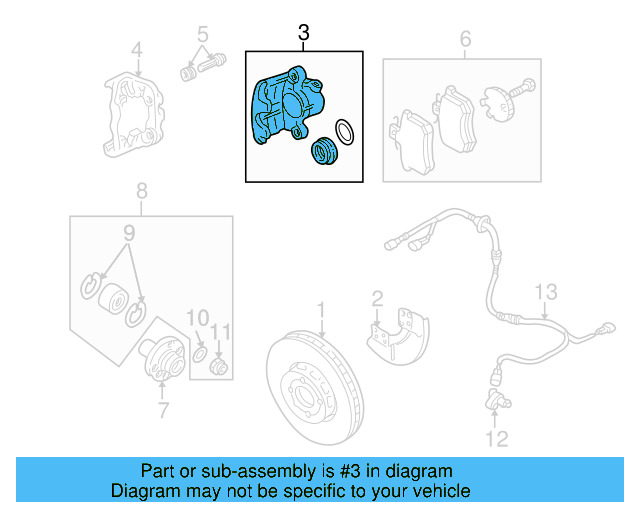 Disc Brake Caliper 357-615-124-AX - View 6