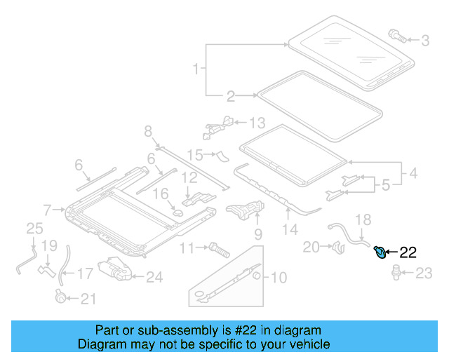 Drain Hose Grommet 1T0-877-242-A - View 32