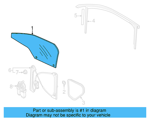 Door Glass 561-845-201 - View 9