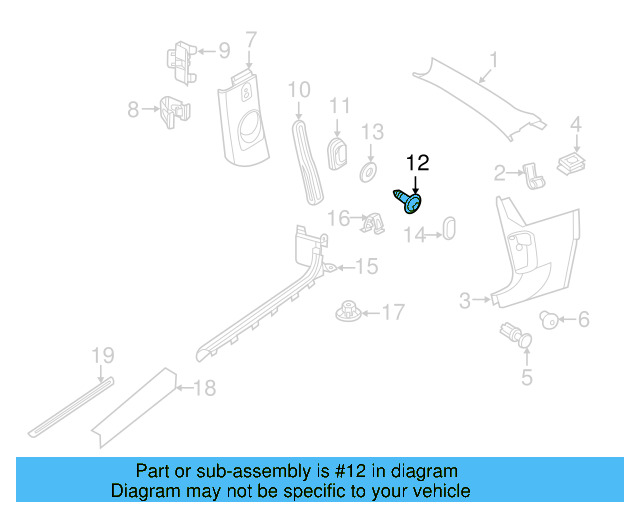 Holder Screw N-105-842-01 - View 8