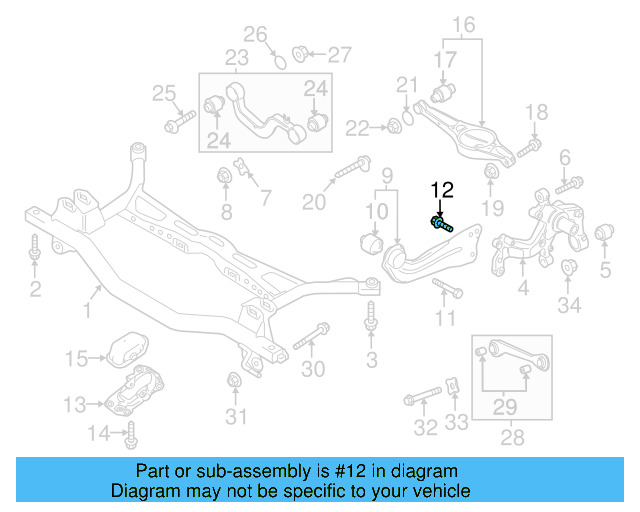Lower Control Arm Lock Nut N-101-064-02 - View 54