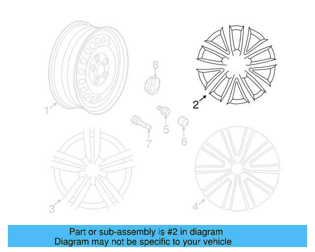 Wheel, Spare 5Q0-601-027-AR-03C - View 4