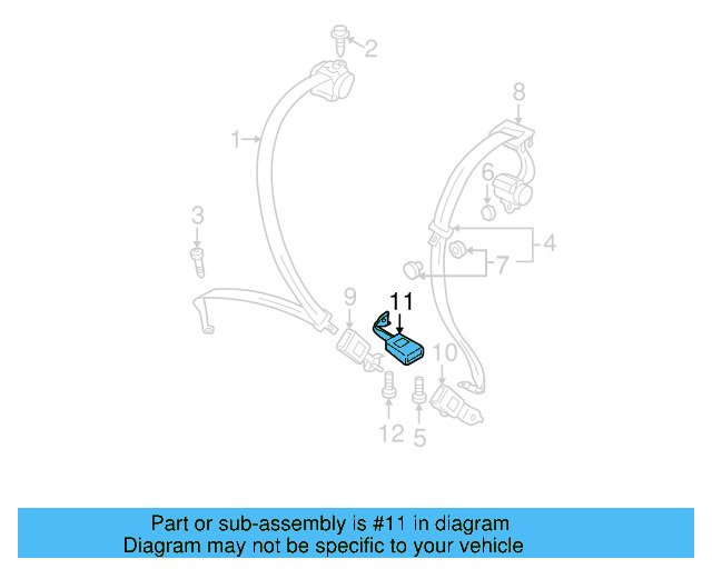 Buckle End 5M0-857-740-E-QVZ - View 6