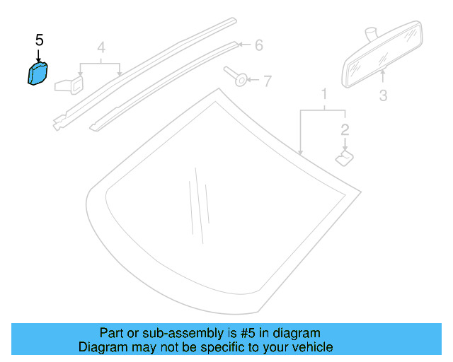 Molding Clip 1K0-853-910-E - View 3