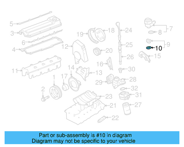 Filler Cap Gasket 06A-103-483-D - View 71