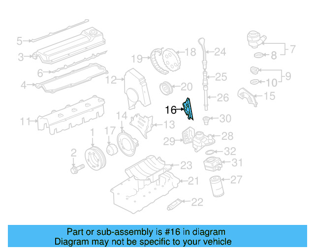 Engine Timing Cover 06A-109-129-A - View 13
