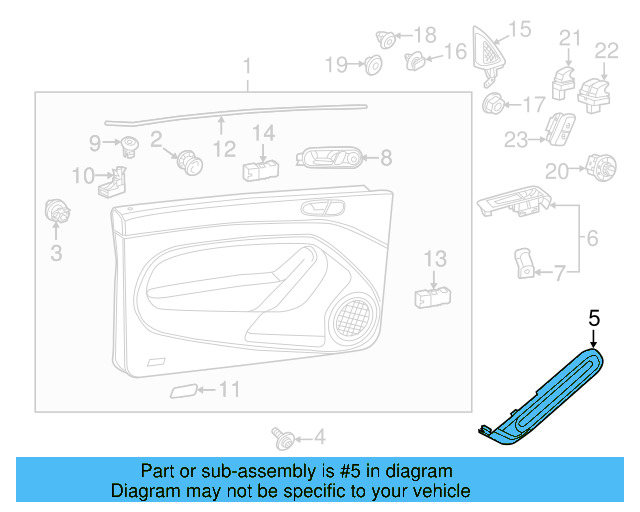 Handle Cover 5C5-868-040-B-IQA