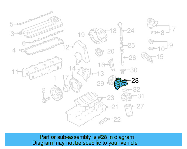 Engine Oil Filter Housing 06A-115-405-BP - View 11