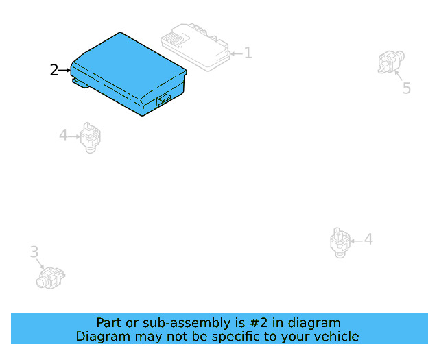 Module Bracket 3G0-907-285 - View 3