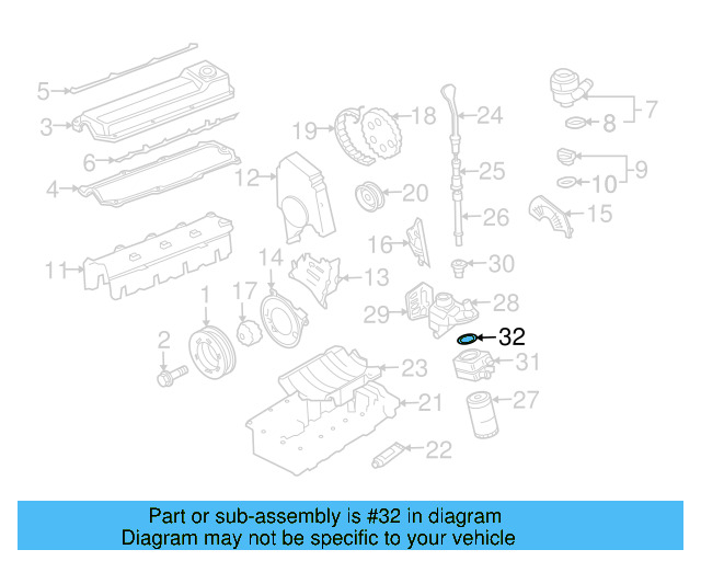 Engine Oil Cooler O 038-117-070-A - View 72