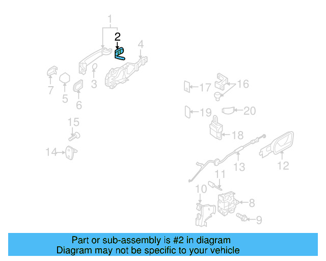 Handle, Outside Packing 1K5-837-209-9B9 - View 18