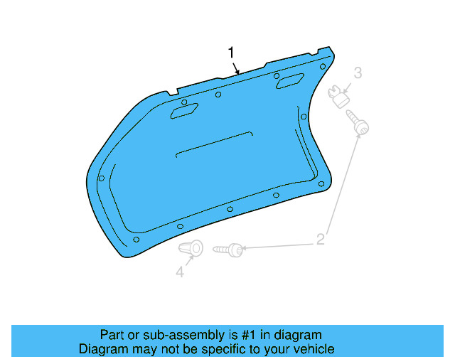 Trunk Lid Trim 1J5-867-605-E-8JS - View 8