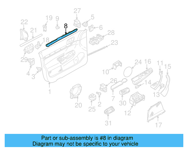 Trim Molding 1K4-867-439-4AR
