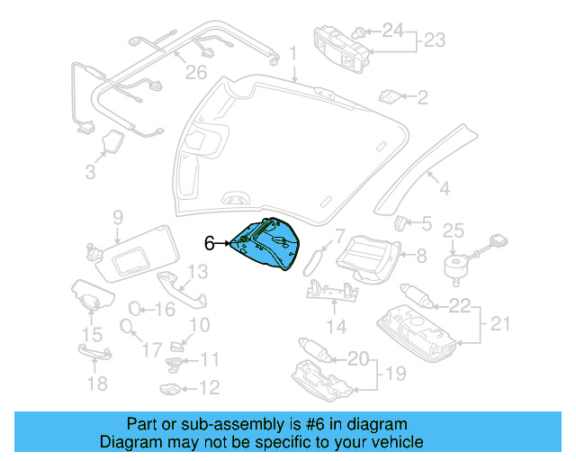 Console Trim Panel 1C0-868-803-3PT - View 13