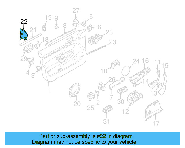 Corner Trim 1K5-837-973-B-9B9 - View 7