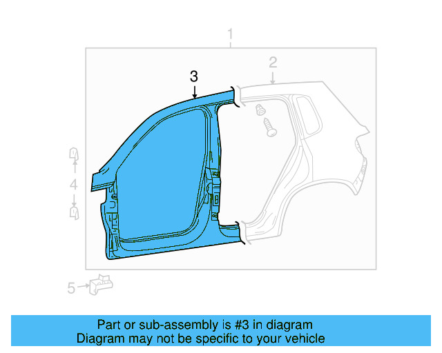 Bracket 5N0-810-334 - View 4