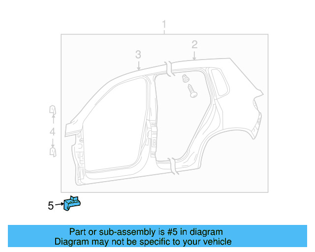 Bracket 5N0-810-334 - View 5