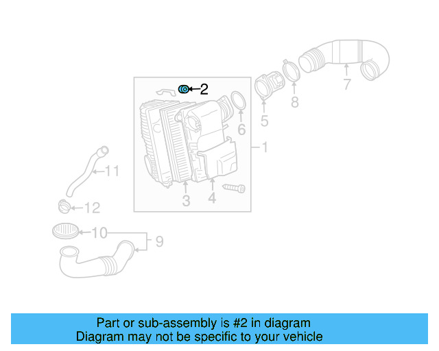Air Cleaner Assembly Mount Kit 7L0-198-129-A - View 25